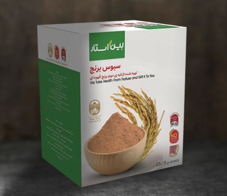 سبوس برنج بین استار 25 ساشه ای بیز