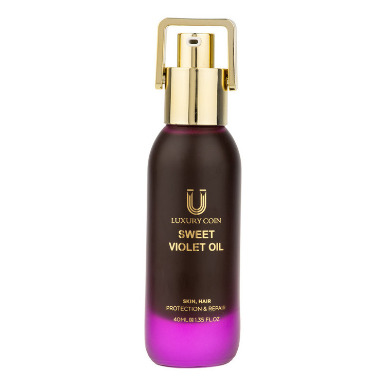 روغن بدن لاکچری کوین مدل VIOLET OIL مناسب برای انواع پوست 40 میل