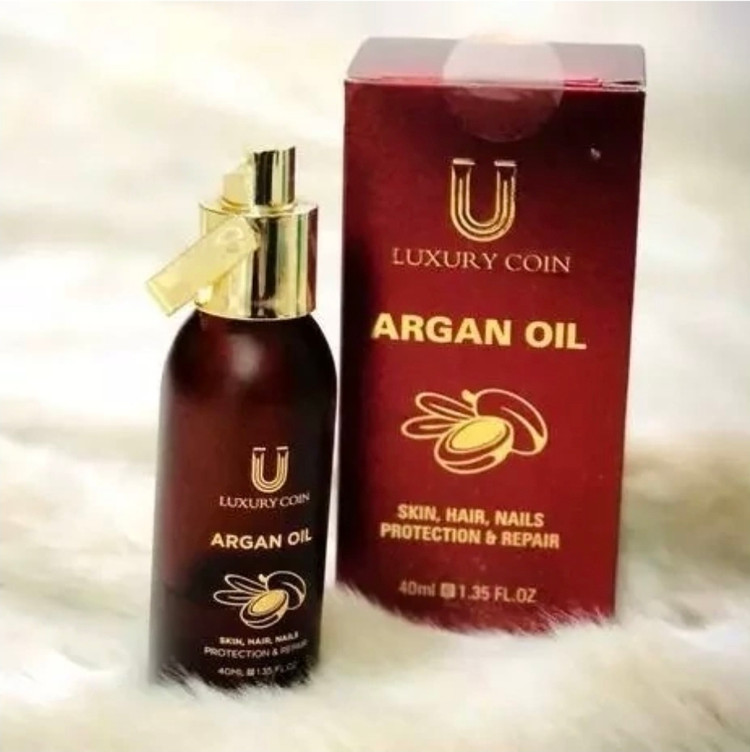 روغن مو و بدن آرگان 40 میلی لاکچری کوین