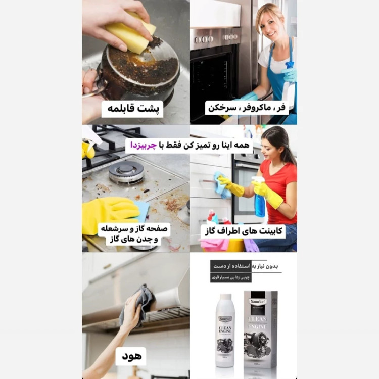 شوینده های منزل و خودرو نانو تحت لیسانس آلمان نانوسان