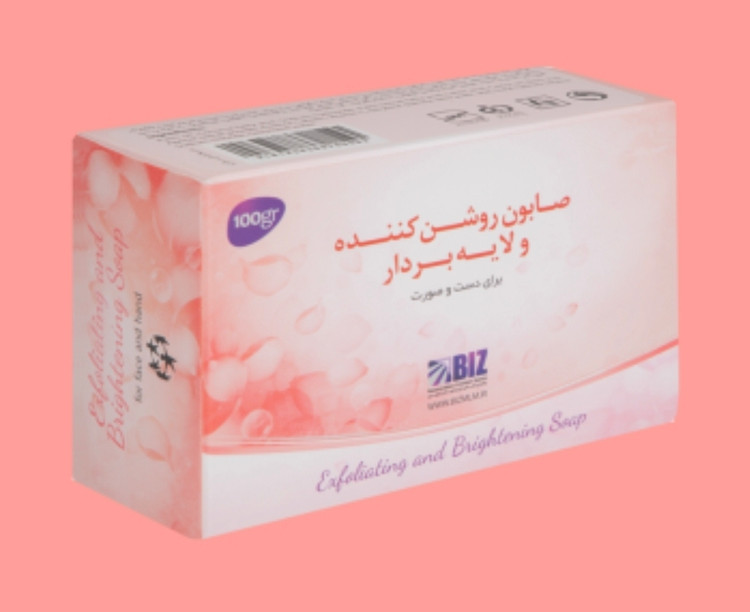 صابون روشن کننده و لایه بردار ۳ عددی دکتر بیز