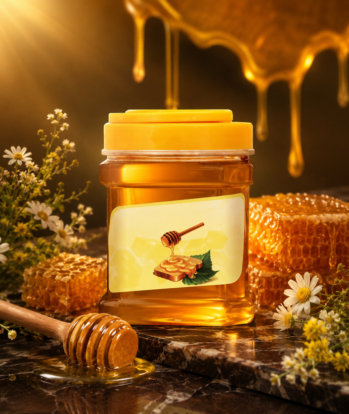 عسل طبیعی با ساکاروز کمتر از ۵ درصد دکتر بیز